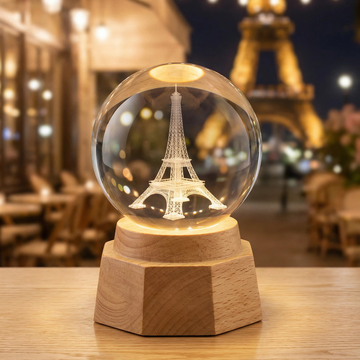 3d crystal moveable globe china