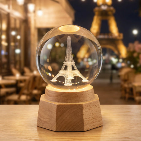 3d crystal moveable globe china