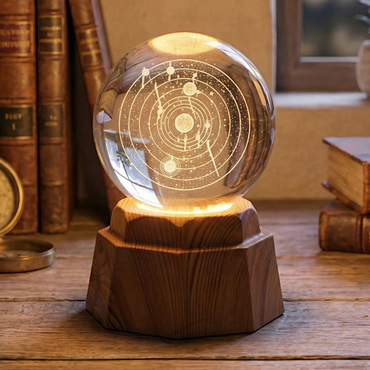 3d crystal moveable globe china