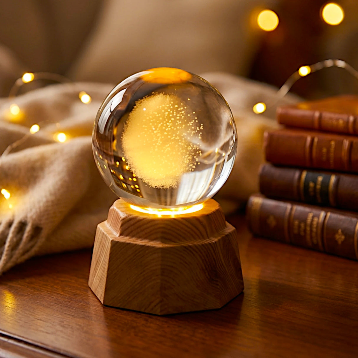 3d crystal moveable globe china