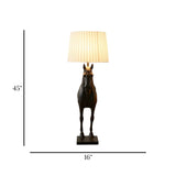 floor lamp resin horse large 45''x16''