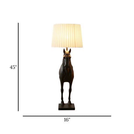 floor lamp resin horse large 45''x16''