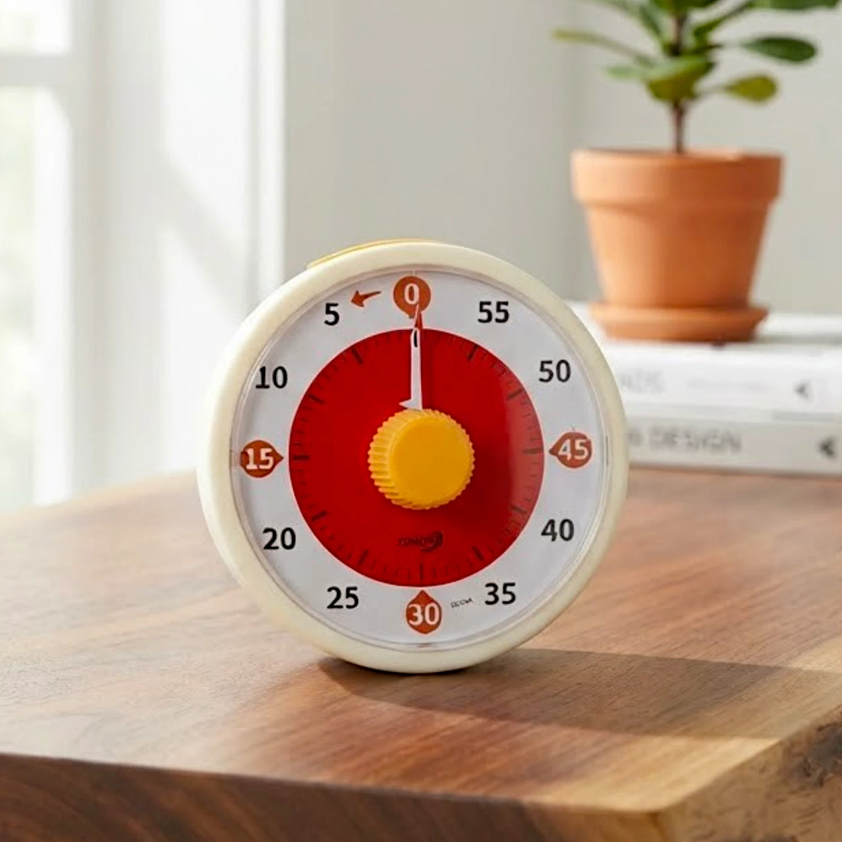 timer reminder round white china