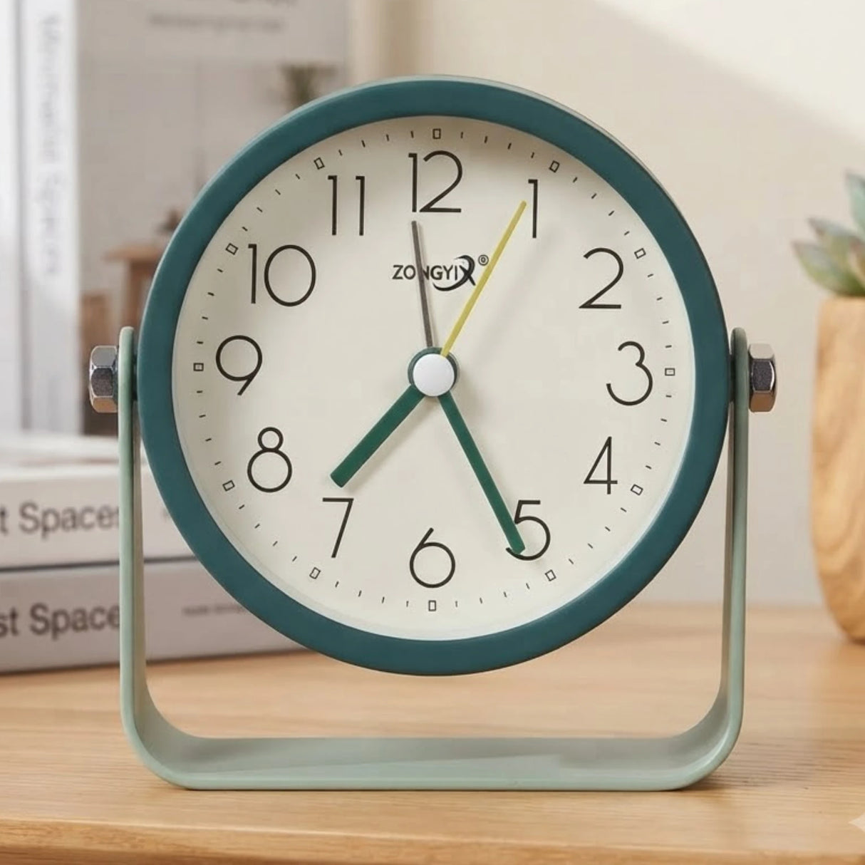 alarm clock green 4''x4''china