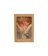 wish card with pink flower bouquet china (7.5"x5")