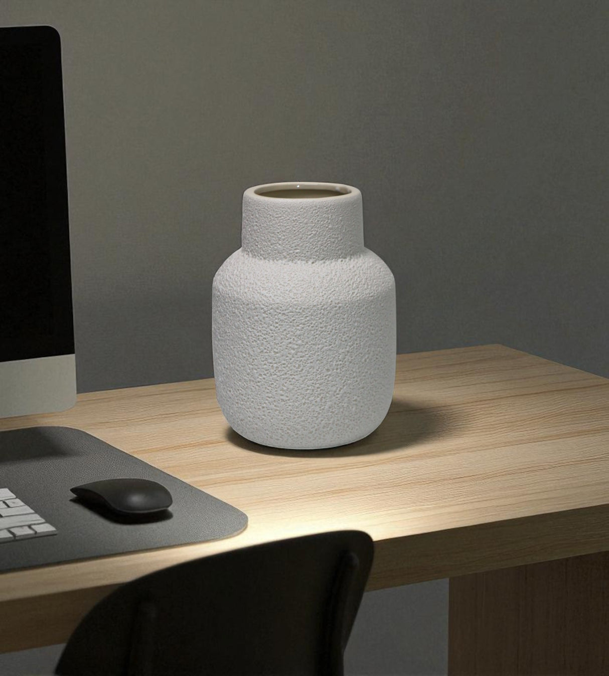 ceramic vase white texture small china
