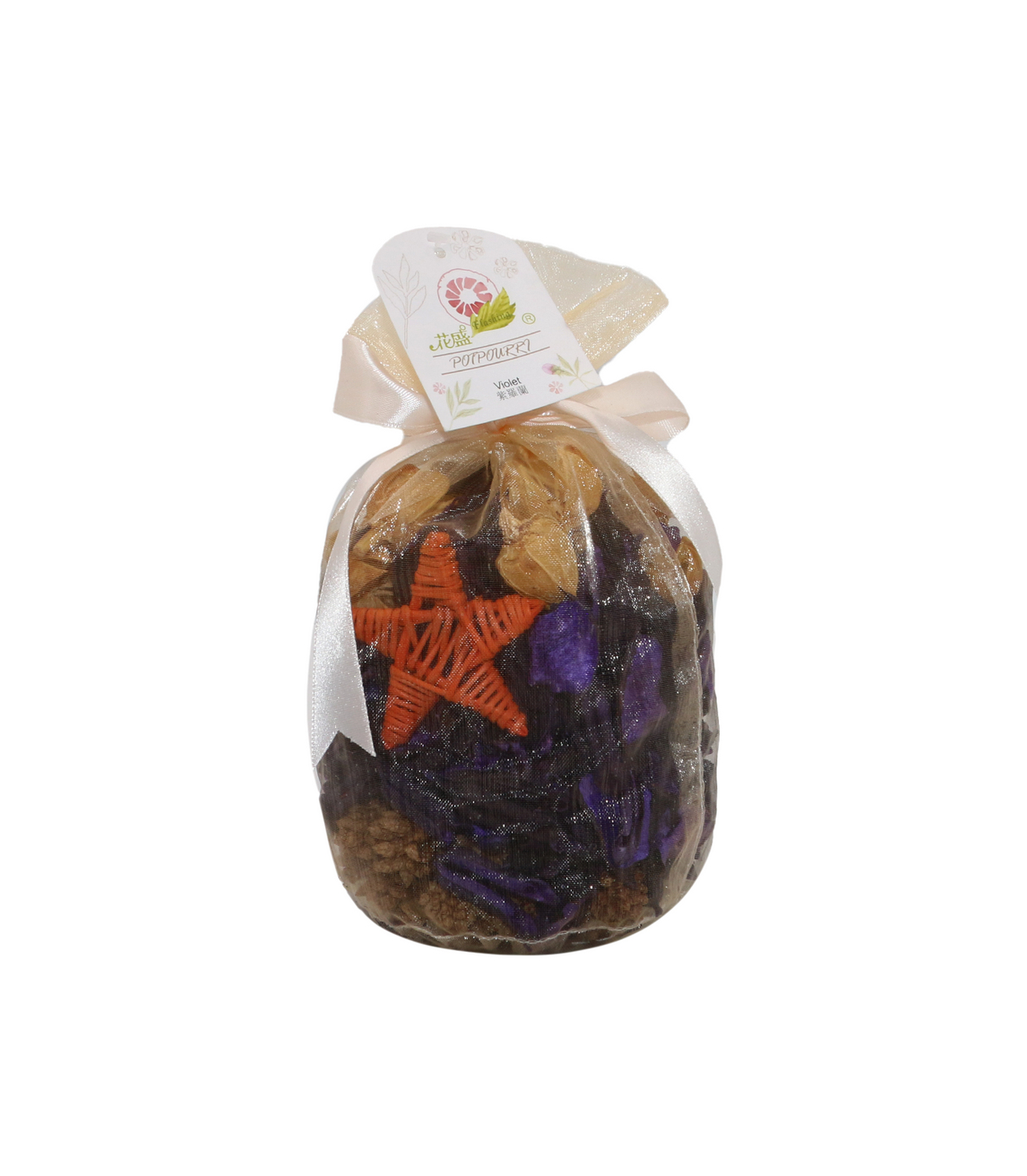 scented potpourri pouch purple china
