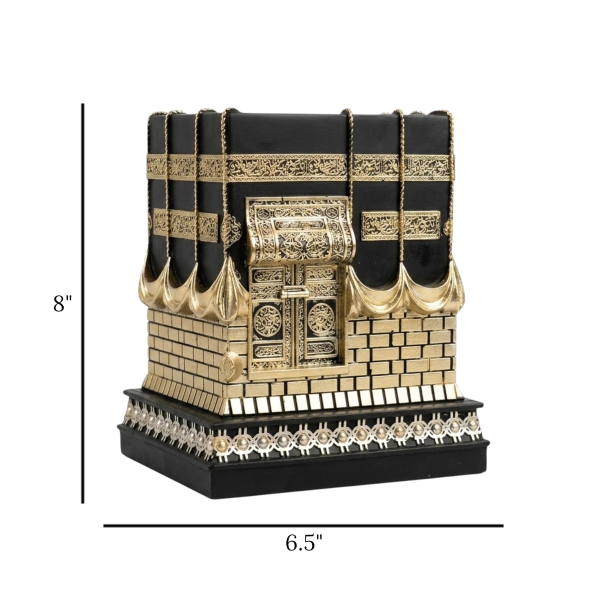 islamic kaba resin  golden & black large 8''x6.5'' china