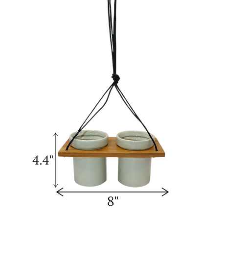 ceramic flower pot hanging 2s china "4.4x8"