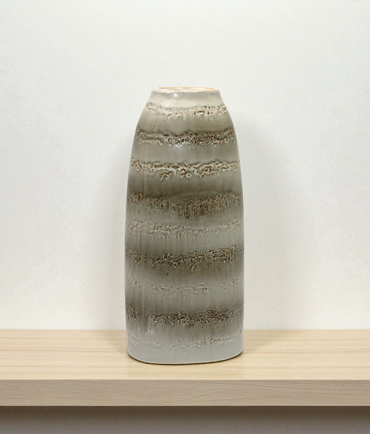 ceramic vase white large china "13.5x6"