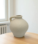 ceramic vase off white china "6.7x3"
