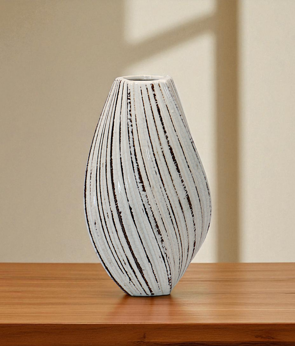 ceramic vase texture white china "9.4x3"