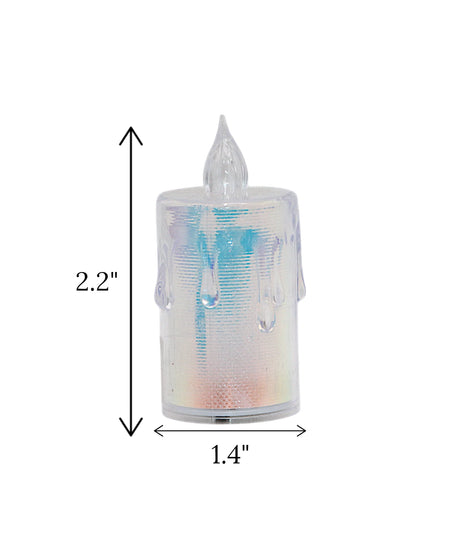 led candle multi shine large china "2.2x1.4"