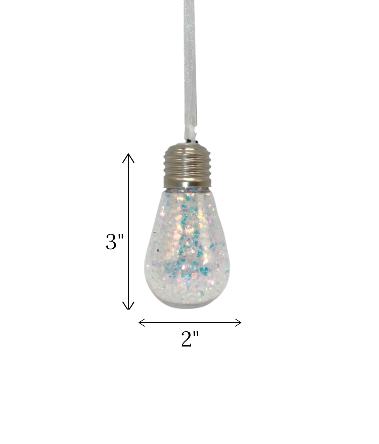 decorative led hanging glitters bulb light china "3x2"