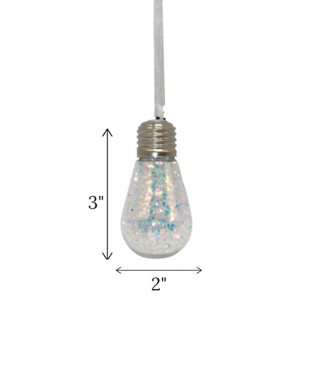 decorative led hanging glitters bulb light china "3x2"