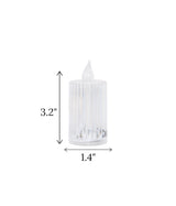 led candle vertical stripe large china "3.2x1.4"