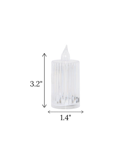 led candle vertical stripe large china "3.2x1.4"