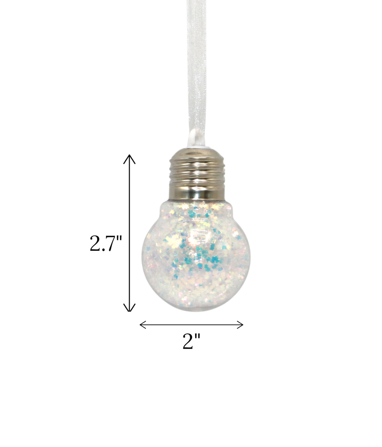 decorative led hanging globe light glitters china "2.7x2"