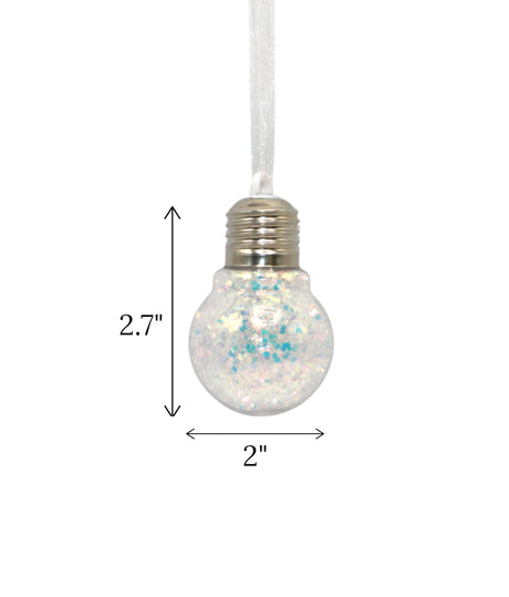 decorative led hanging globe light glitters china "2.7x2"