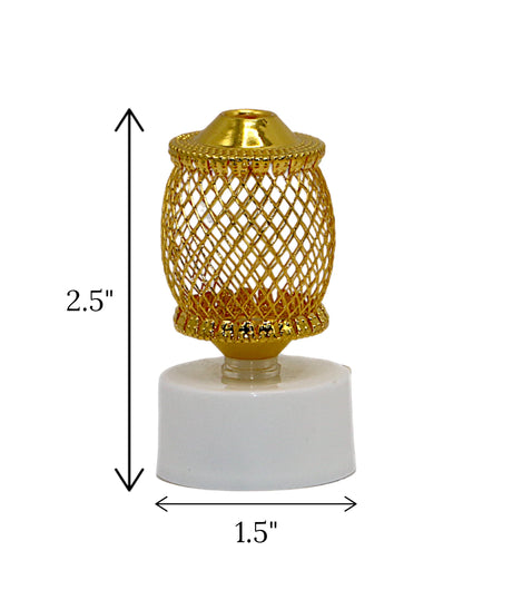 led candle golden lentren china "2.5x1.5"