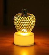 led candle apple shape golden china "2.5x1.5"