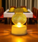 led candle suraahi golden china "2.2x1.4"