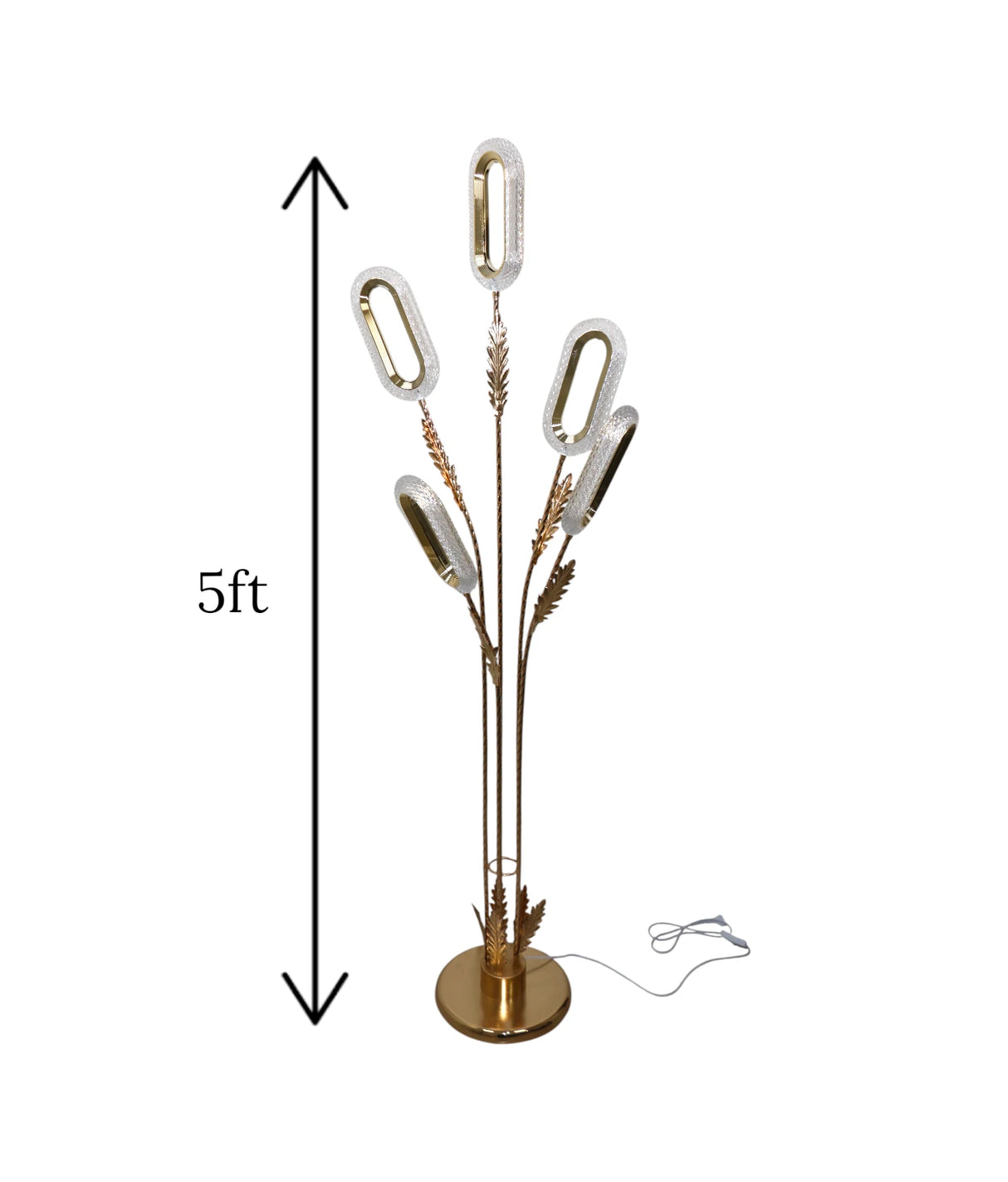 floor lamp metal 5 oval globe china