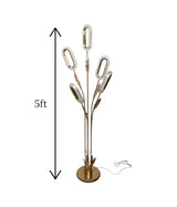 floor lamp metal 5 oval globe china