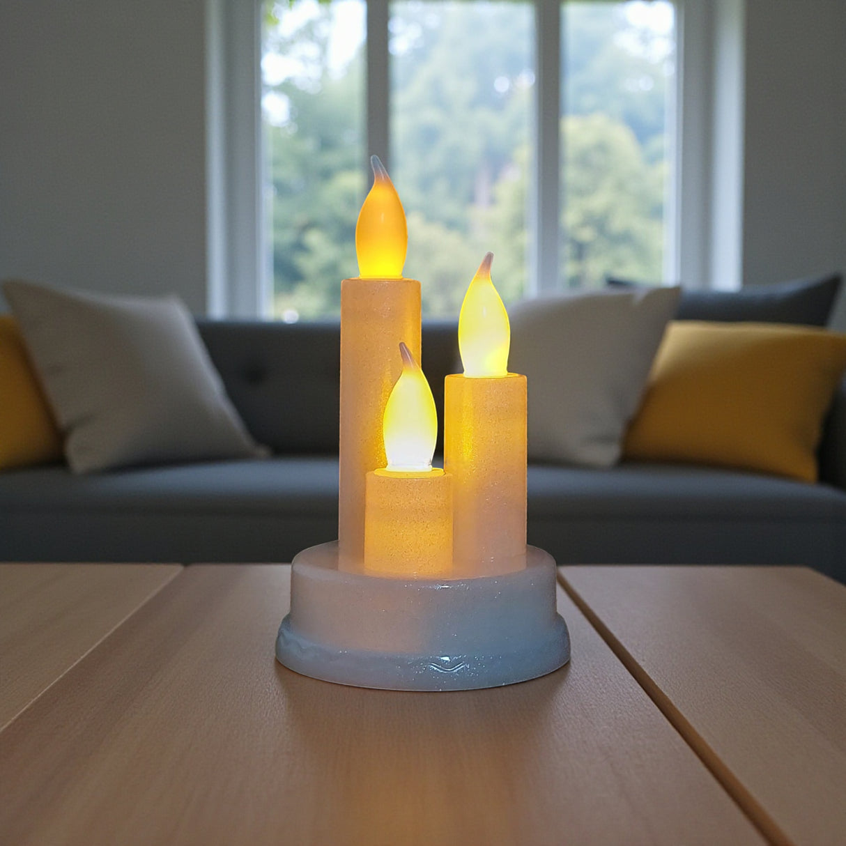 led candle white 3s china "5.5x3"