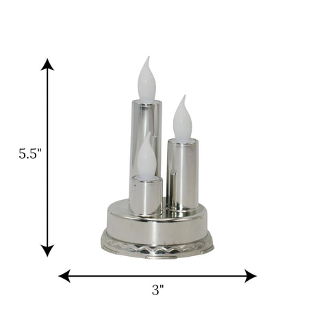 led candle silver 3s china