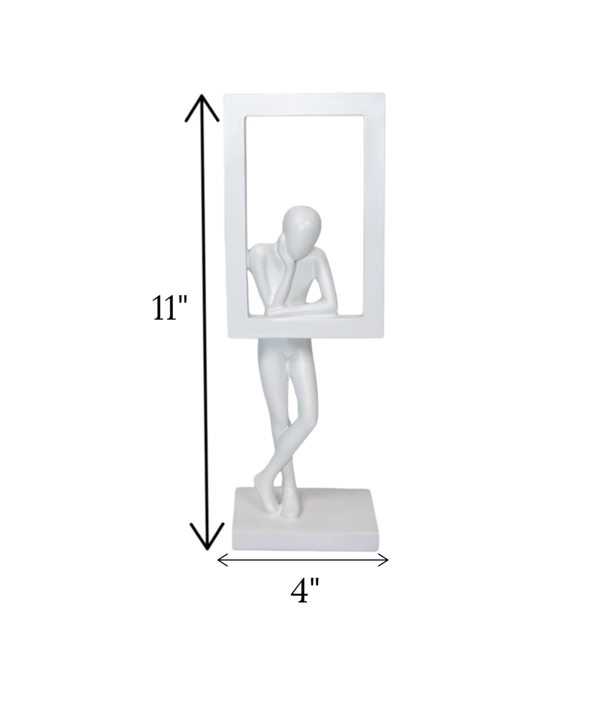statue man standing rectangle white china