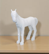 artistic statue horse white china