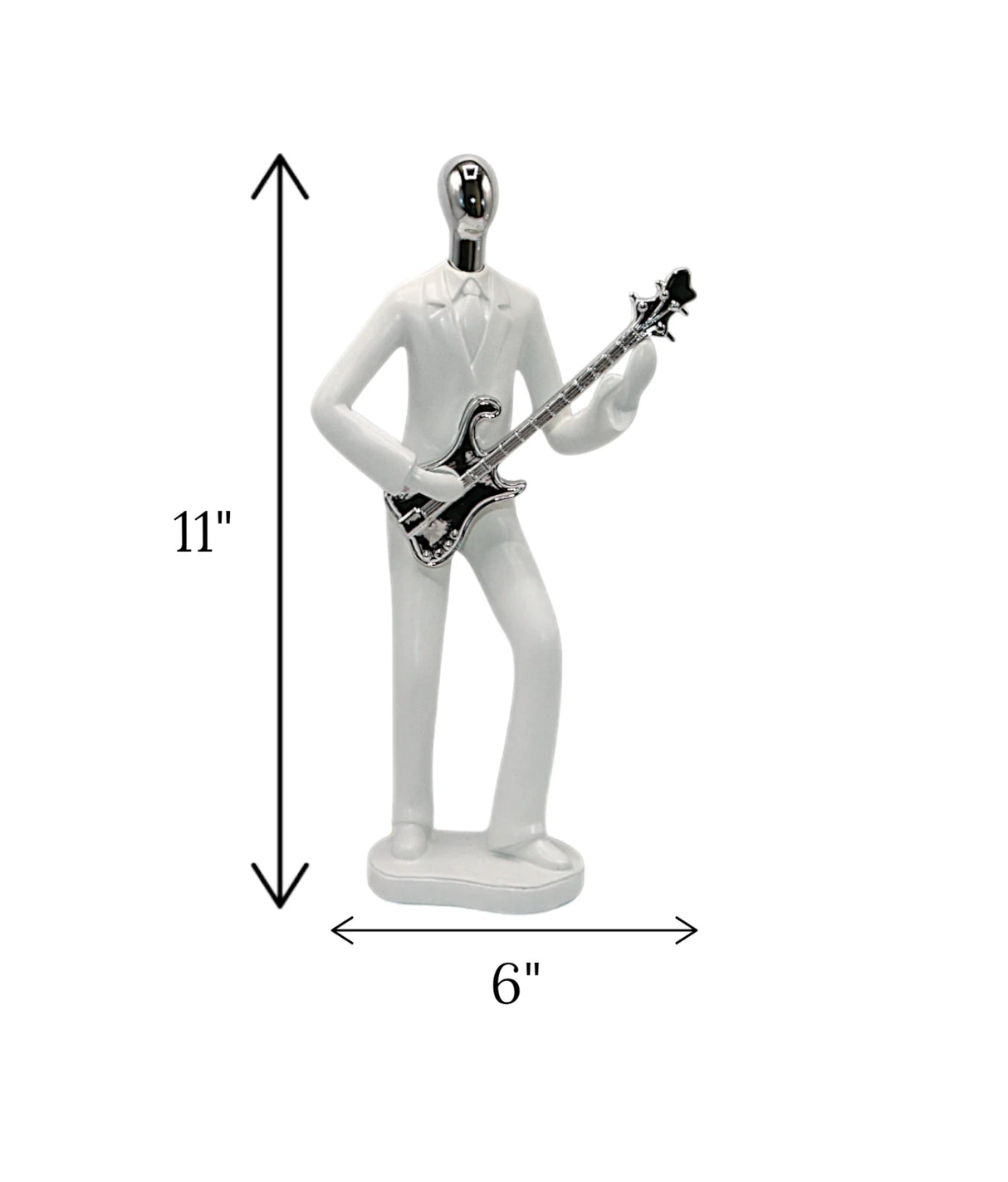 statue musician white china