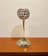 candle stand fancy large china "12x5"
