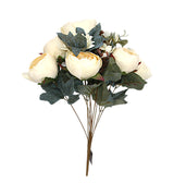 flower bunch white six flowers 20" china
