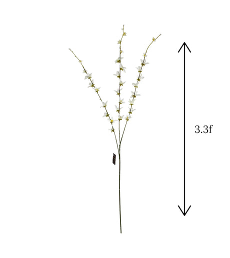 white flower star branch 40" china