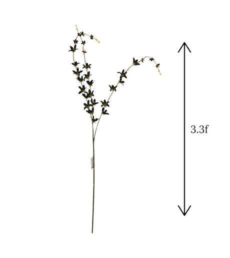 black flower star branch 40" china