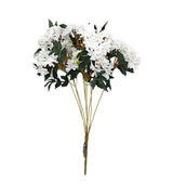 white artifical flower bunch 19" china
