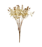 off white artifical leaf bunch 19" china