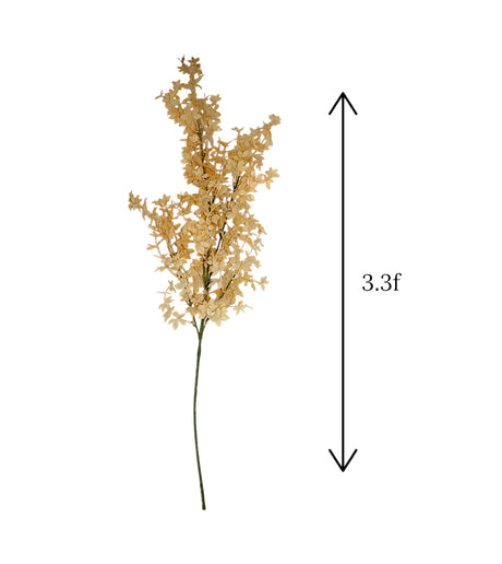 beige artifical leaf branch 40" china
