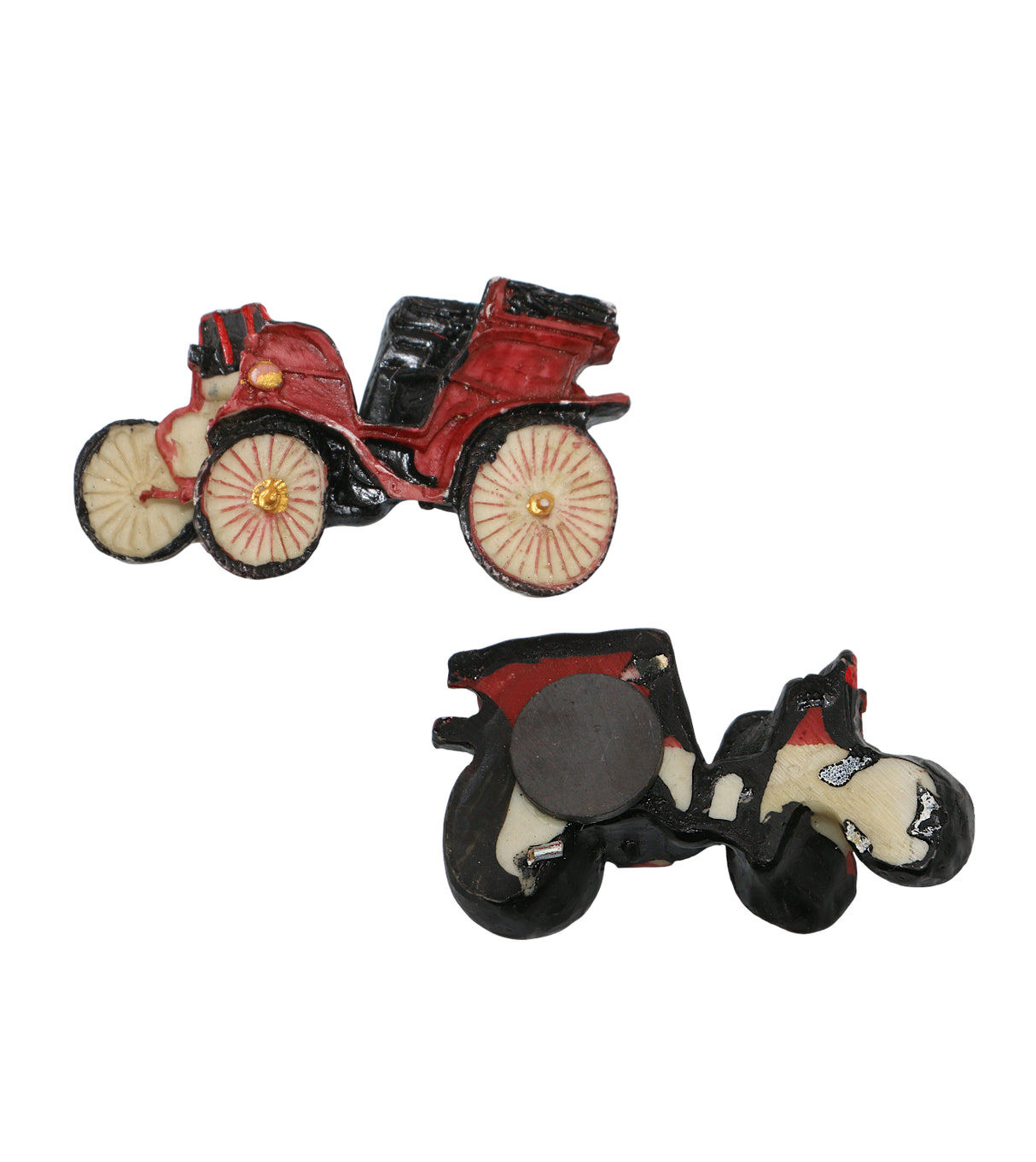 fridge magnet red jeep china 1.8"x3.2"