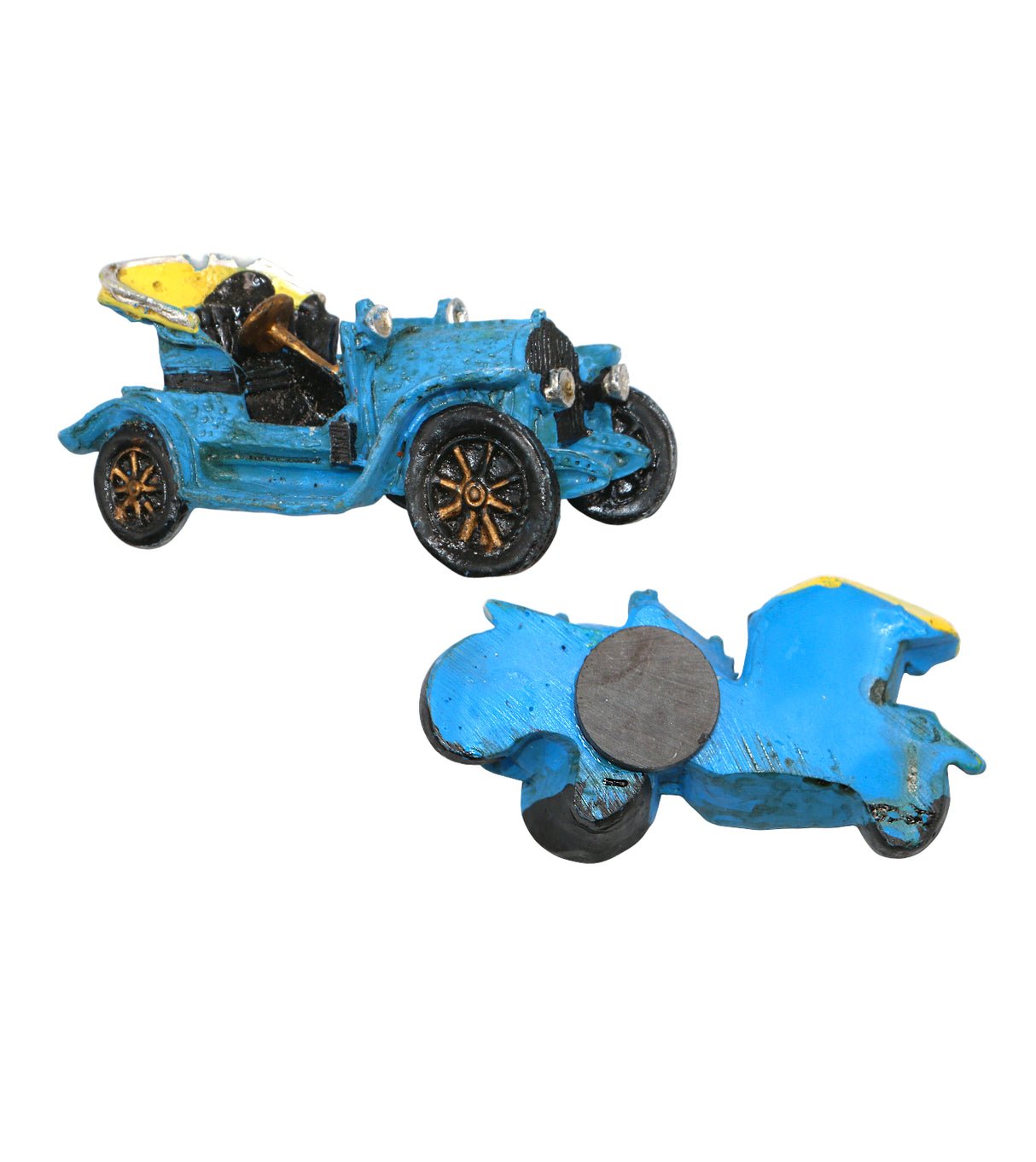 fridge magnet blue jeep china 1.5"x3"