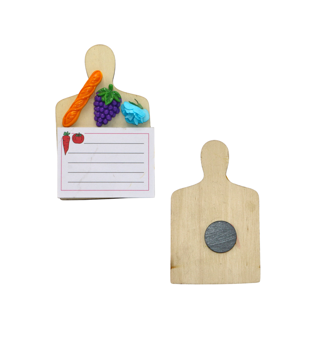 fridge magnet wooden slate china "4.5x2.9"