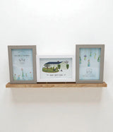 wood photo frame 3 in 1 multi china "7.5x15"