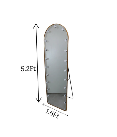 standing mirror with light china