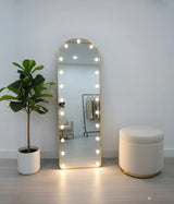 standing mirror with light china