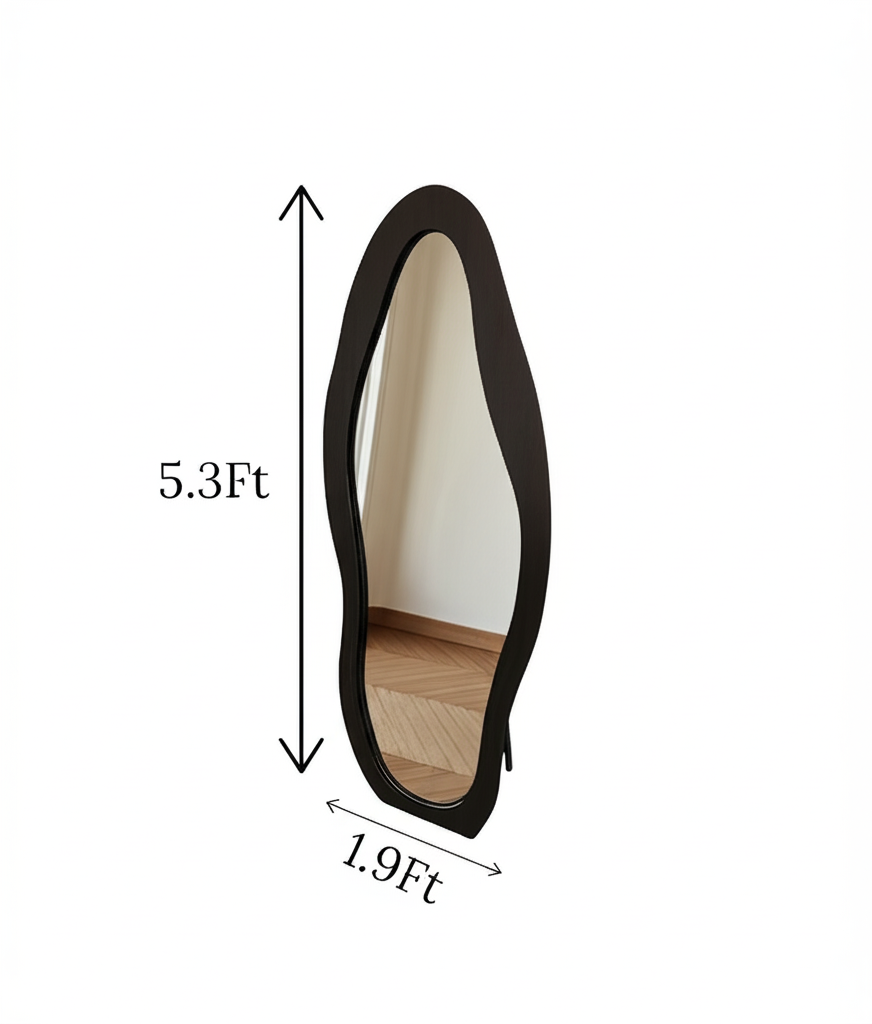 standing mirror flannel frame china