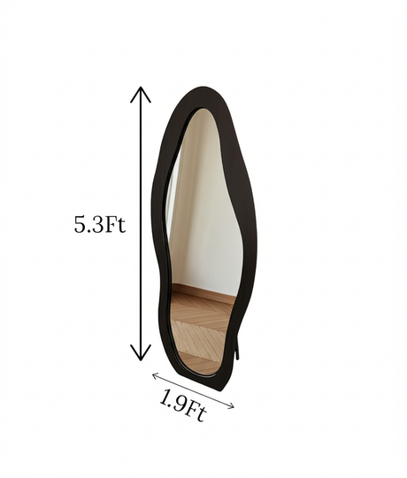 standing mirror flannel frame china
