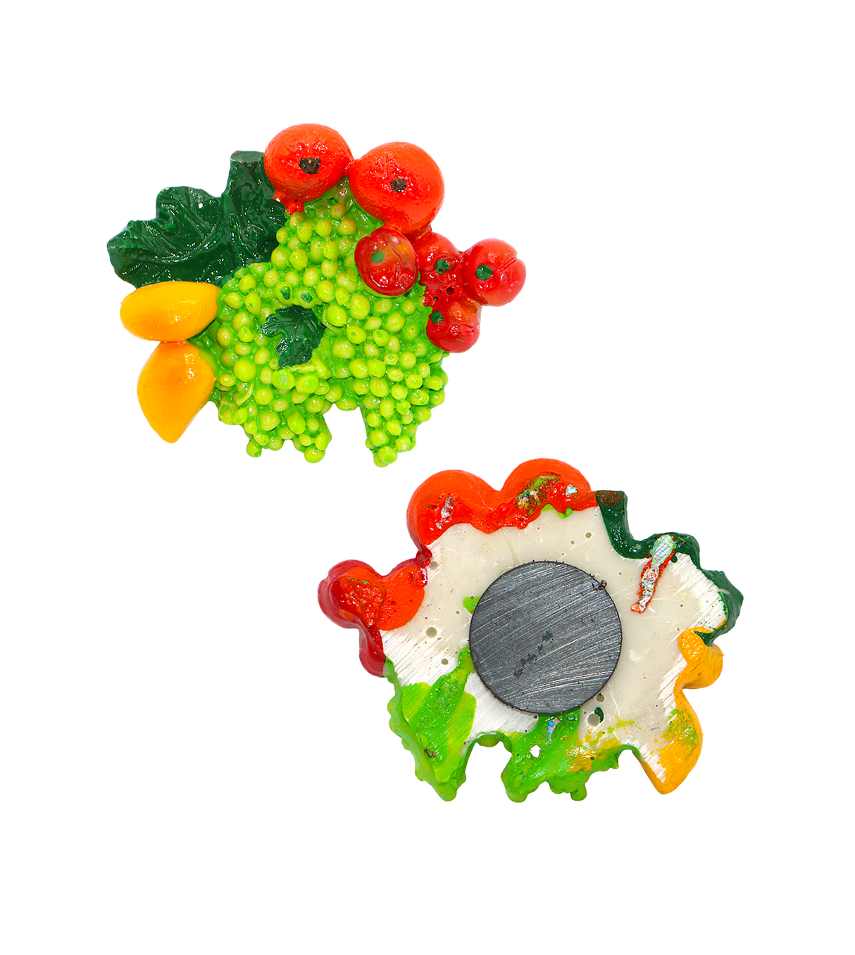 fridge magnet grapes china 2"x2.5"