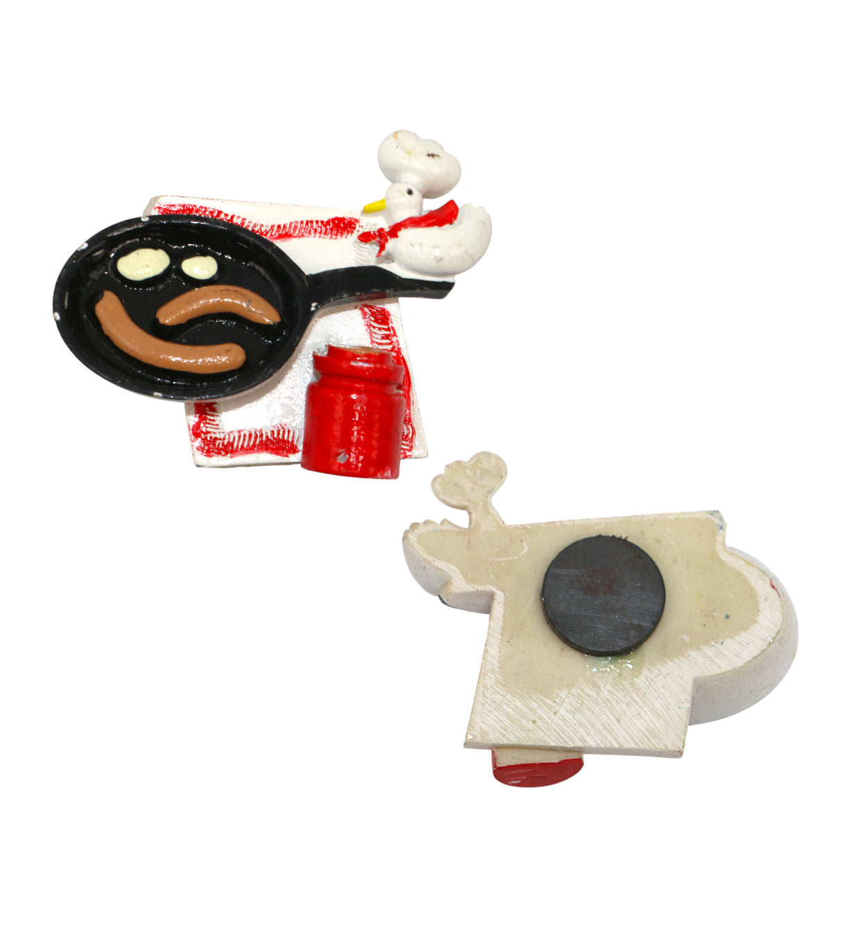 fridge magnet fry pan china 2.2"x2.5"